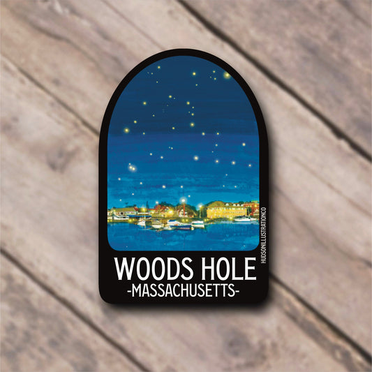 Woods Hole Massachusetts Sticker/Magnet/Print/Postcard