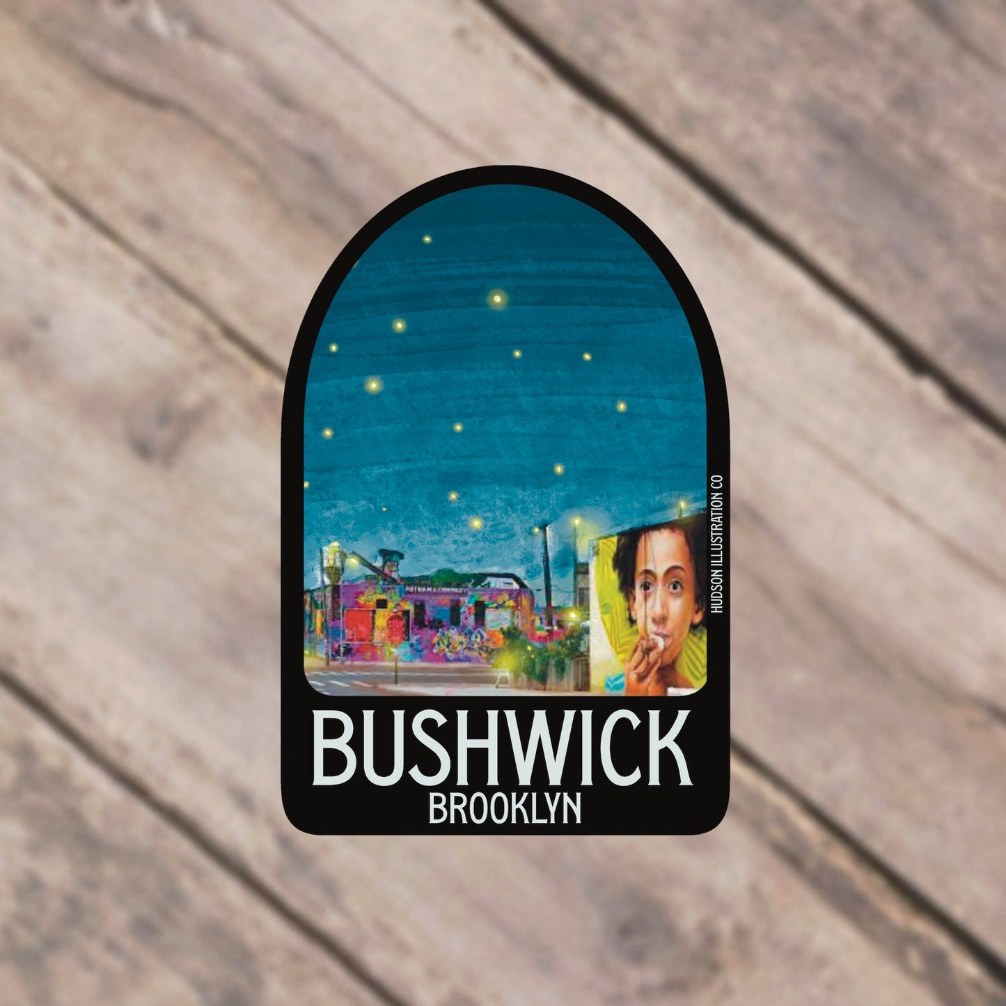 Bushwick Brooklyn New York City Sticker/Magnet/Print/Postcard
