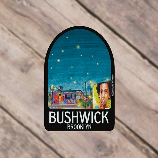 Bushwick Brooklyn New York City Sticker/Magnet/Print/Postcard