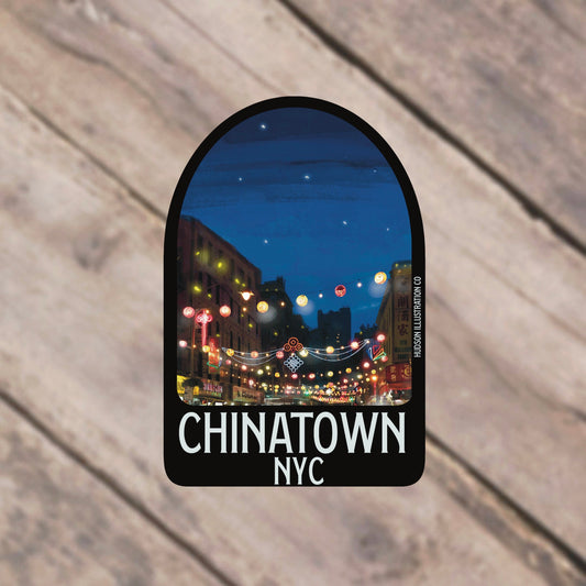 Chinatown New York City Sticker/Magnet/Print/Postcard