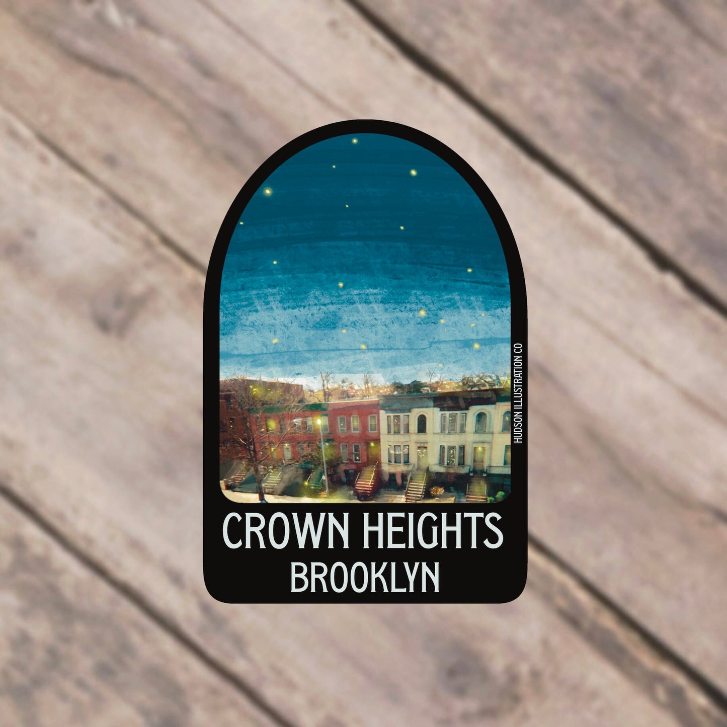 Crown Heights Brooklyn New York City Sticker/Magnet/Print/Postcard