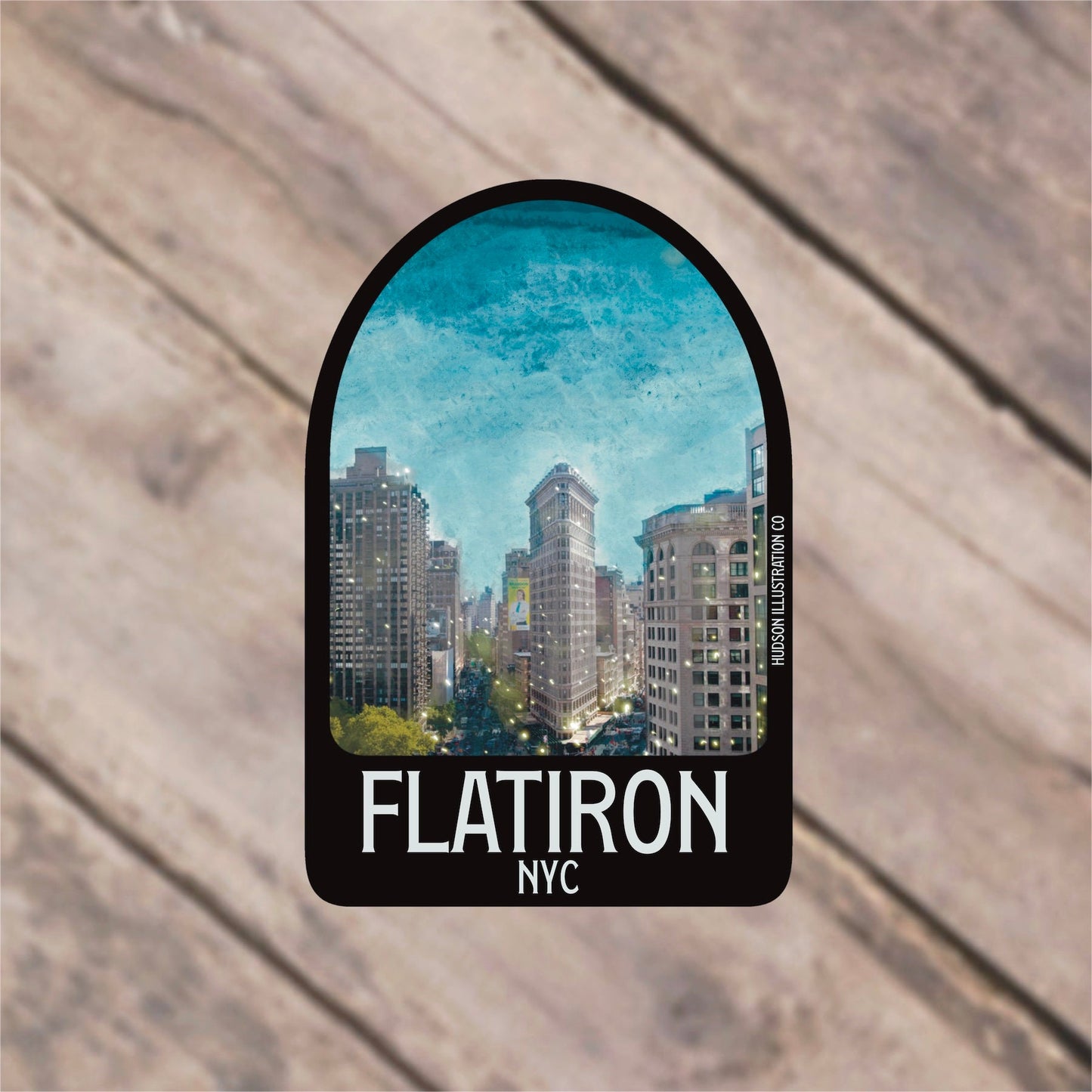 Flat Iron Building New York City Sticker/Magnet/Print/Postcard