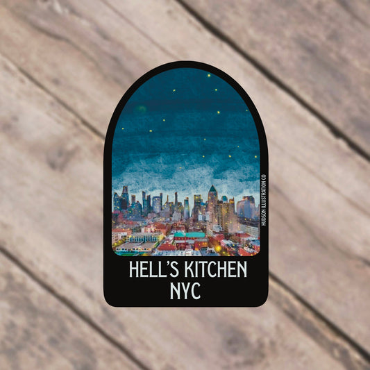 Hell's Kitchen Manhattan New York City Sticker/Magnet/Print/Postcard