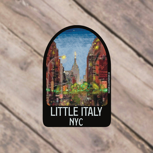 Little Italy Manhattan New York City Sticker/Magnet/Print/Postcard