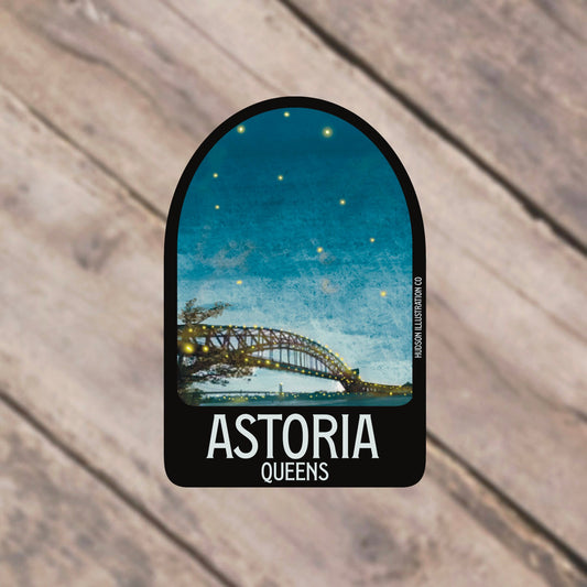 Astoria Queens Sticker/Magnet/Print/Postcard