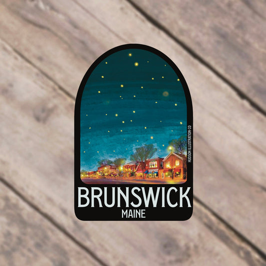 Brunswick Maine Sticker/Magnet/Print/Postcard