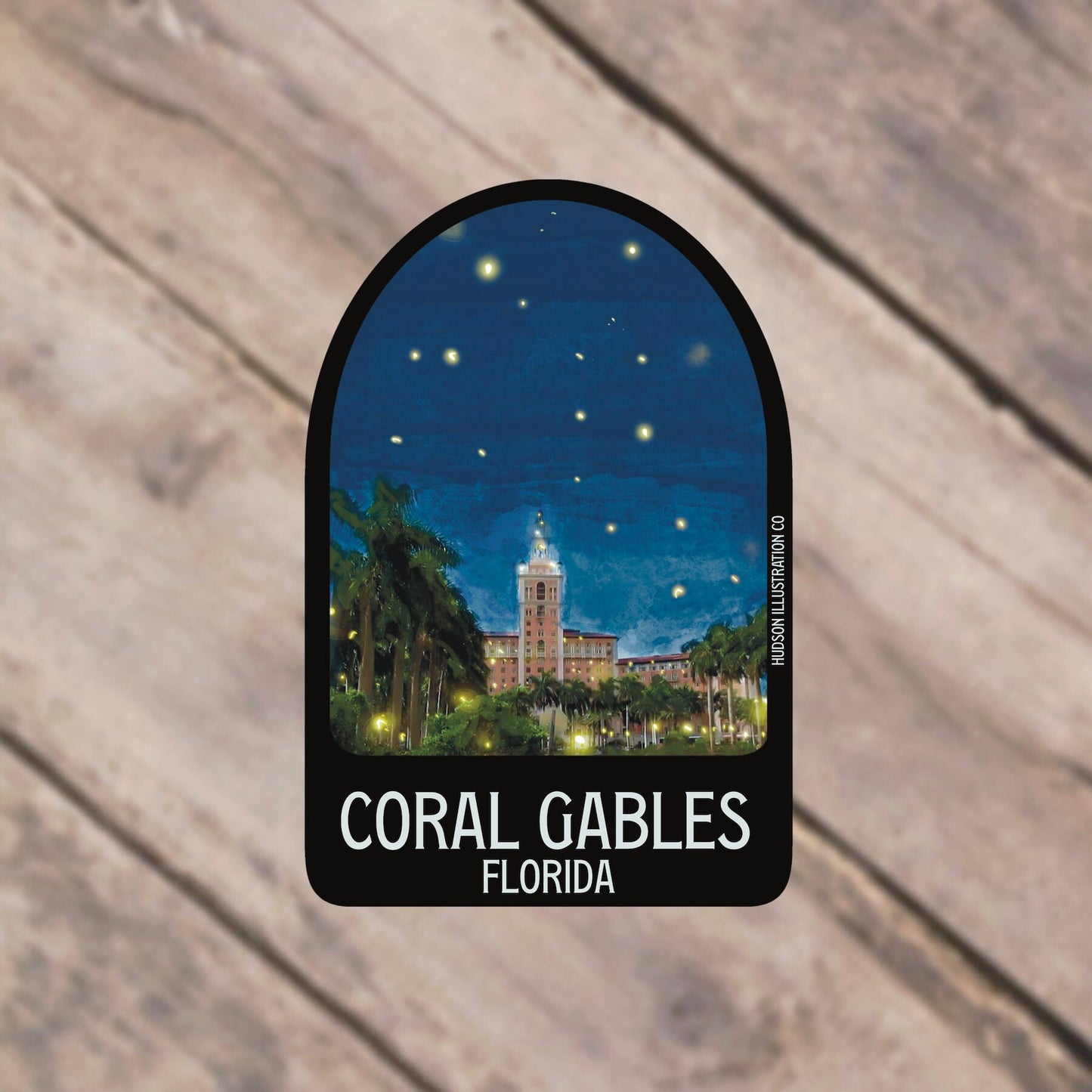 Coral Gables Florida Sticker/Magnet/Print/Postcard