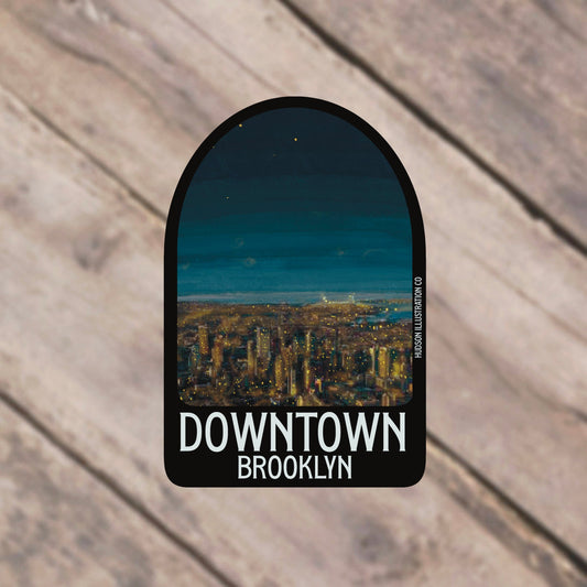Downtown Brooklyn New York City Sticker/Magnet/Print/Postcard