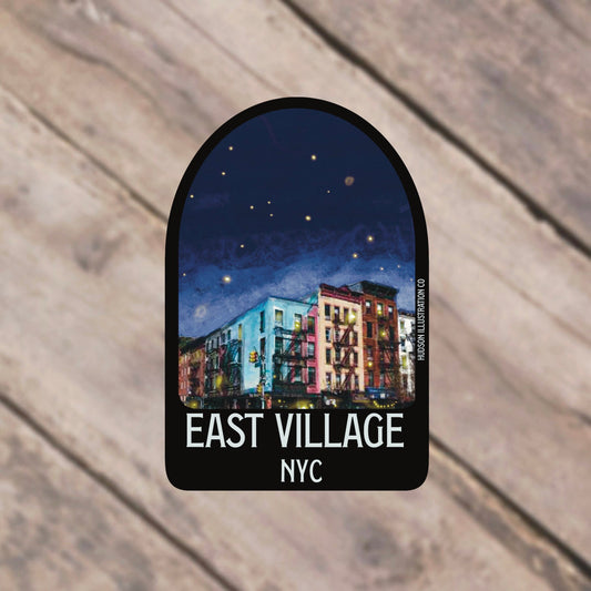 East Village New York City Lower East Side Sticker/Magnet/Print/Postcard