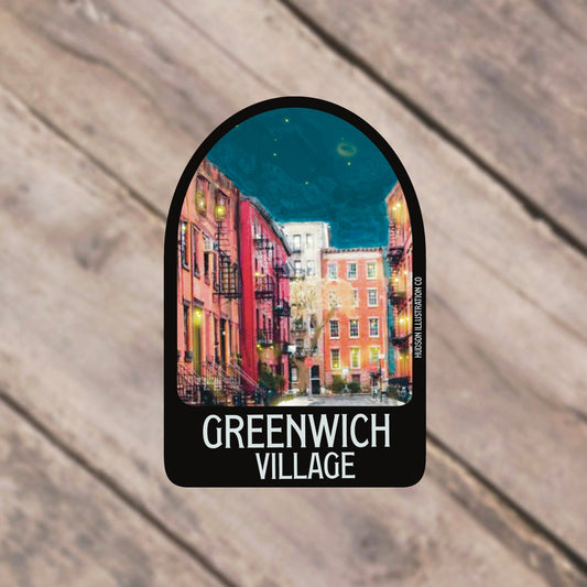 Greenwich Village Manhattan New York City Sticker/Magnet/Print/Postcard