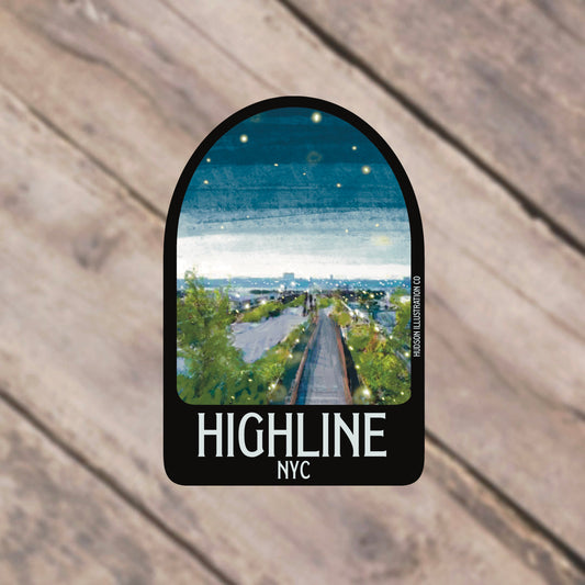 Highline Manhattan New York City Sticker/Magnet/Print/Postcard