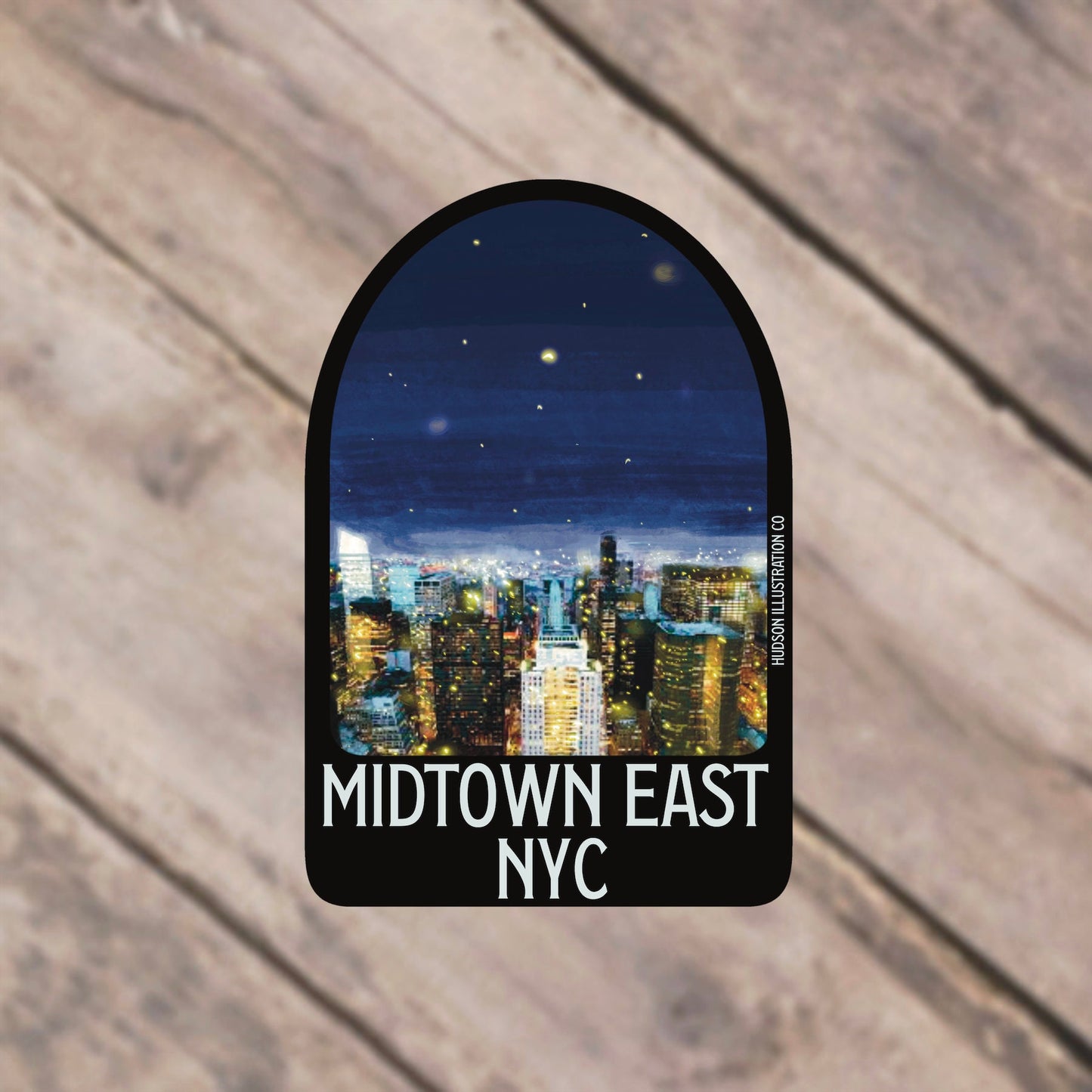 Midtown East Manhattan New York City Sticker/Magnet/Print/Postcard