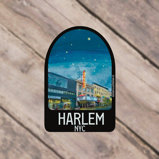 Harlem New York City Sticker/Magnet/Print/Postcard