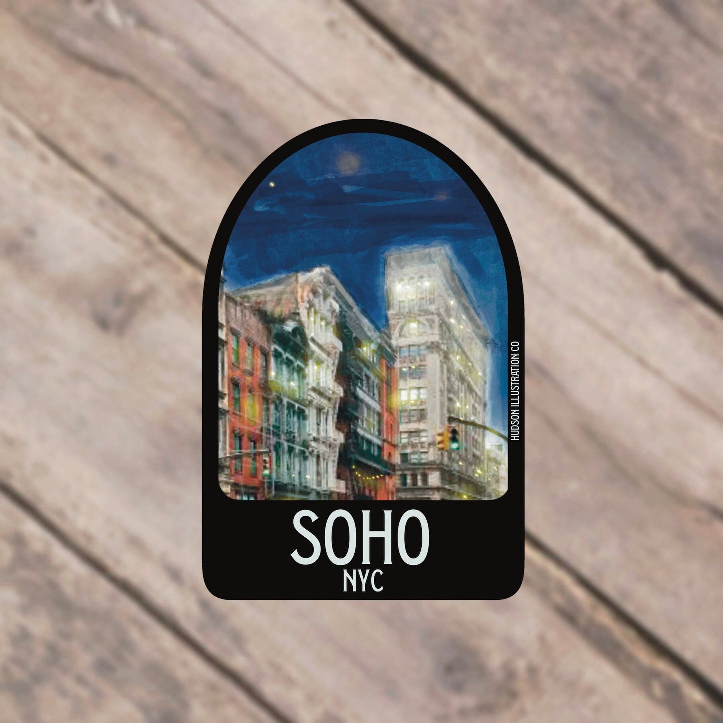 SoHo Manhattan New York City Sticker/Magnet/Print/Postcard