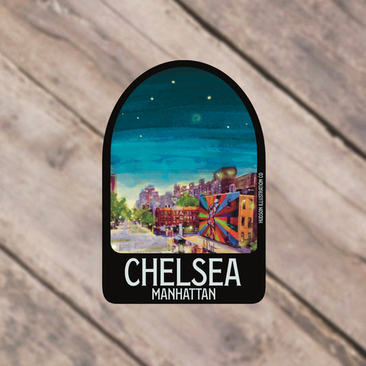 Chelsea Manhattan New York City Sticker/Magnet/Print/Postcard