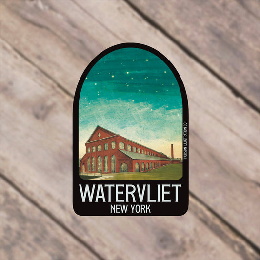 Watervliet New York Sticker/Magnet/Print/Postcard