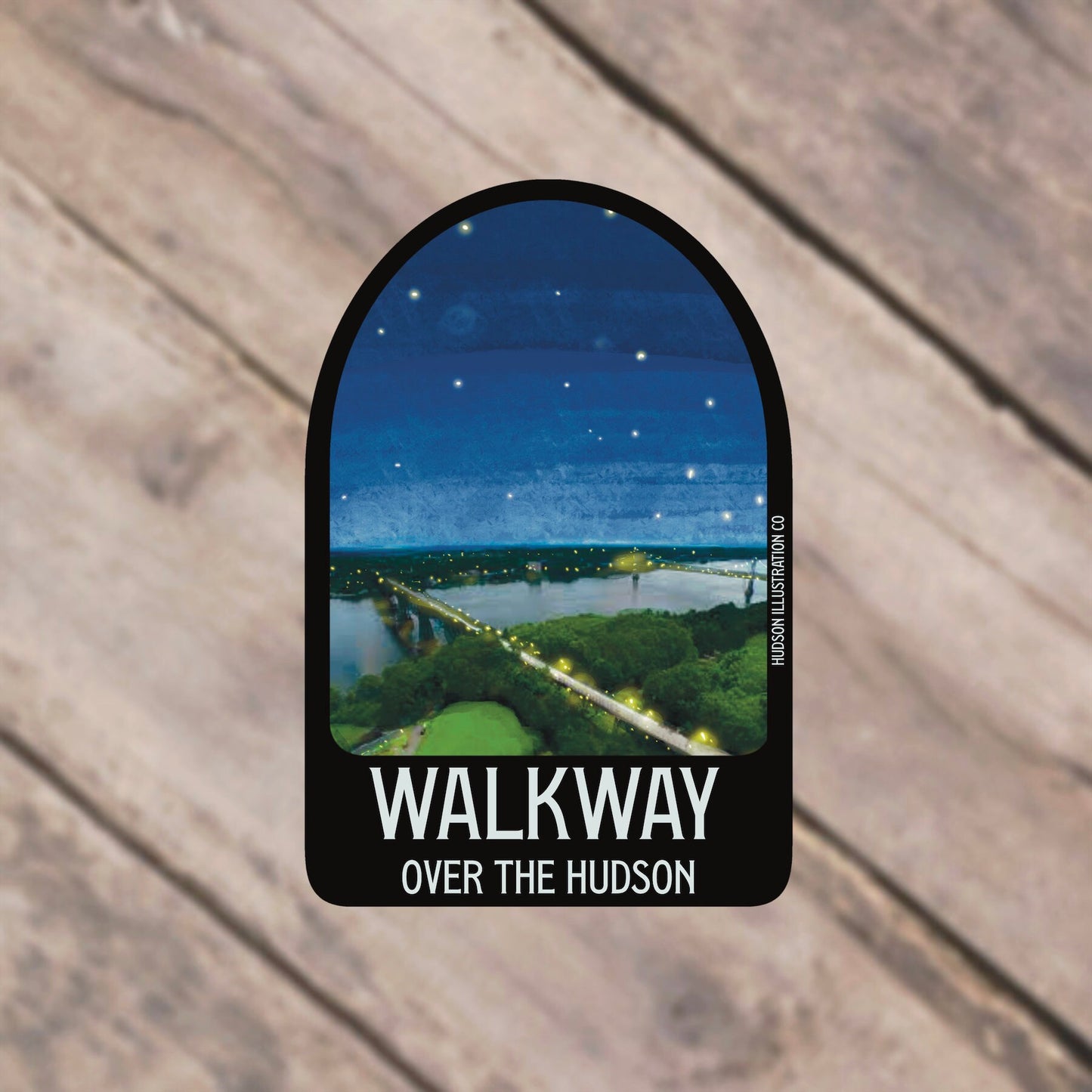 Walkway over the Hudson NY Sticker/Magnet/Print/Postcard