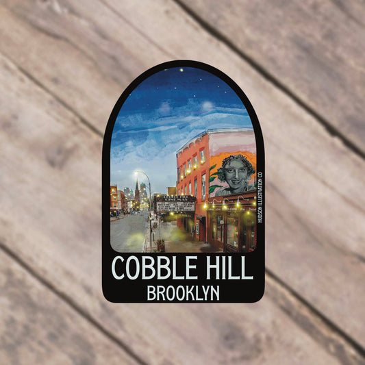Cobble Hill Brooklyn New York City Sticker/Magnet/Print/Postcard