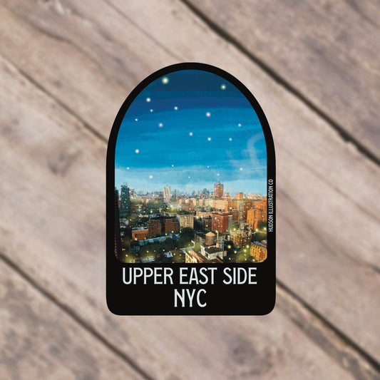 Upper East Side New York Sticker/Magnet/Print/Postcard