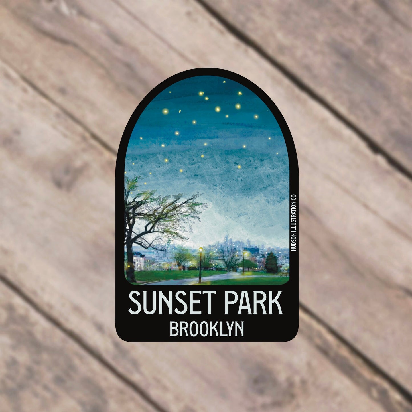 Sunset Park New York City Sticker/Magnet/Print/Postcard