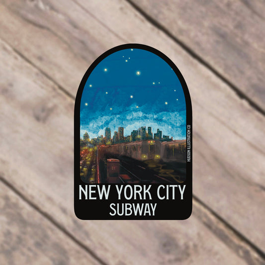 New York City Subway Sticker/Magnet/Print/Postcard