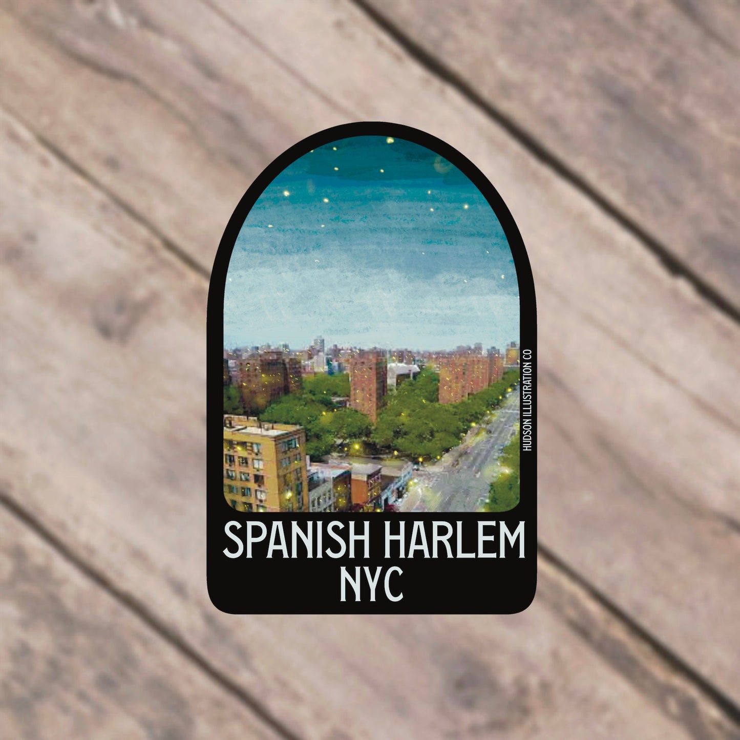 Spanish Harlem New York City Sticker/Magnet/Print/Postcard