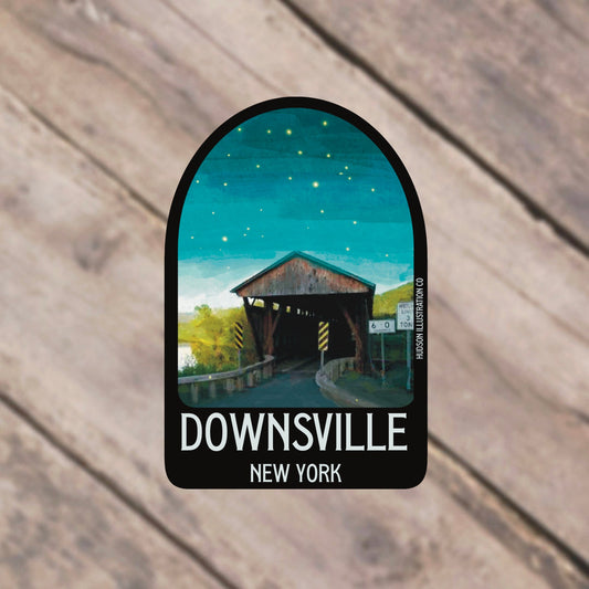 Downsville New York Sticker/Magnet/Print/Postcard