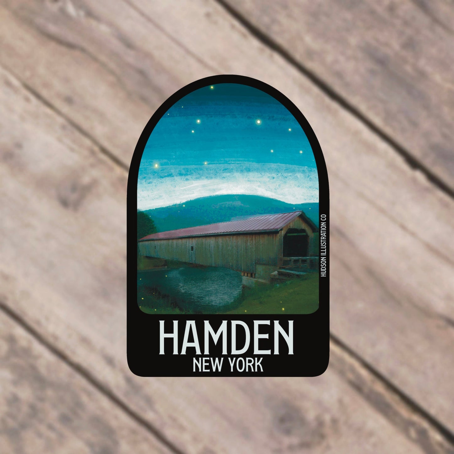 Hamden New York Sticker/Magnet/Print/Postcard