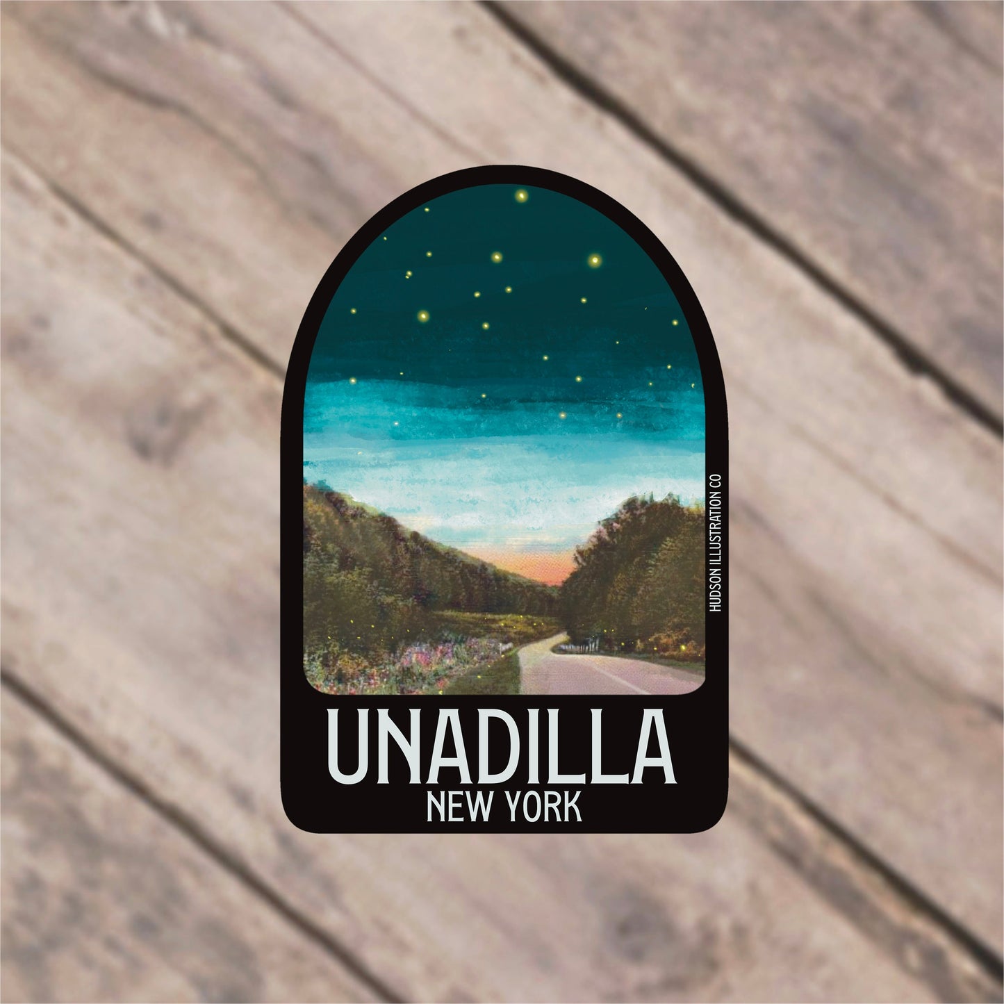 Unadilla New York Otsego Sticker/Magnet/Print/Postcard