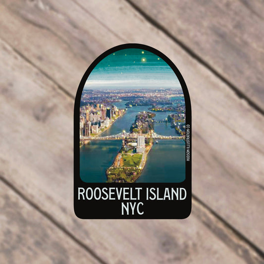 Roosevelt Island New York City Sticker/Magnet/Print/Postcard
