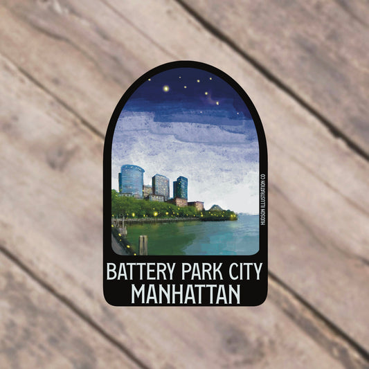 Battery Park City New York City Sticker/Magnet/Print/Postcard
