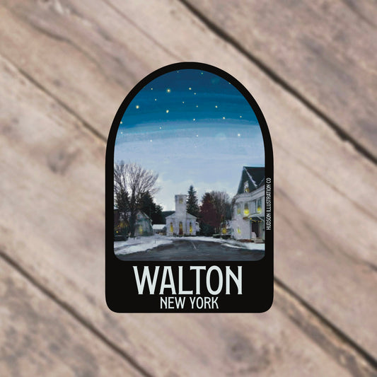 Walton New York Sticker/Magnet/Print/Postcard