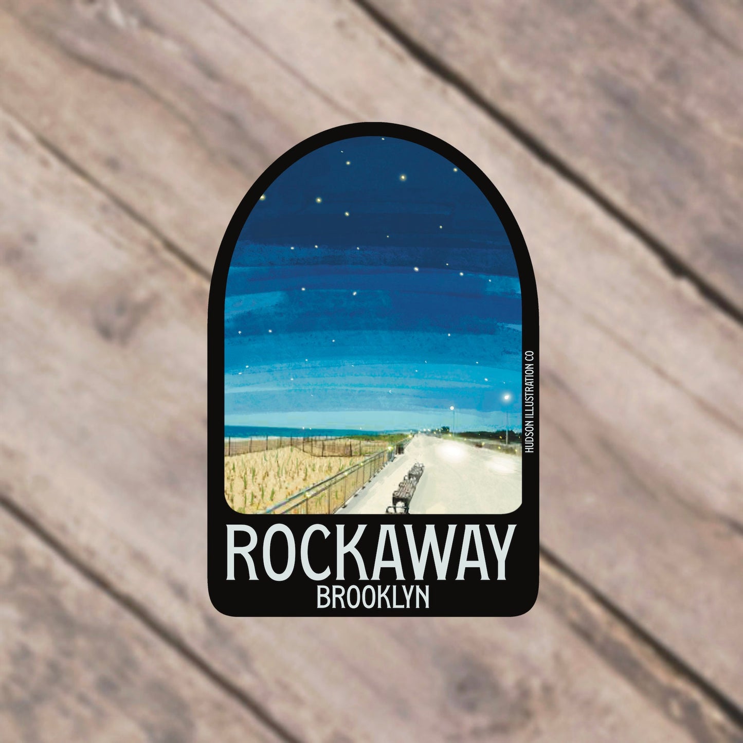 Rockaway Brooklyn New York City Sticker/Magnet/Print/Postcard