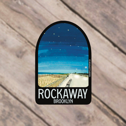 Rockaway Brooklyn New York City Sticker/Magnet/Print/Postcard