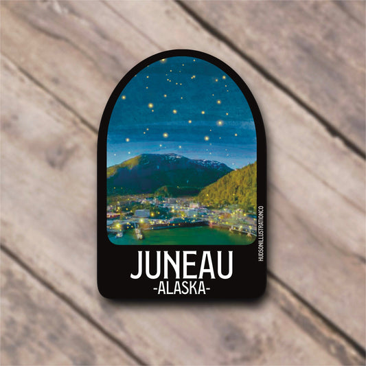 Juneau Alaska Sticker/Magnet/Print/Postcard