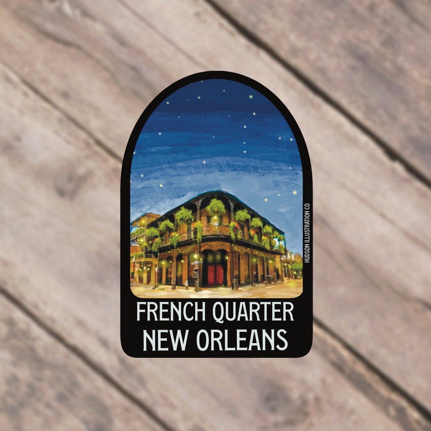 French Quarter New Orleans Louisiana Sticker/Magnet/Print/Postcard