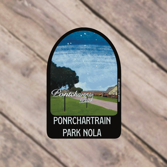 Pontchatrain Park New Orleans Louisiana Sticker/Magnet/Print/Postcard