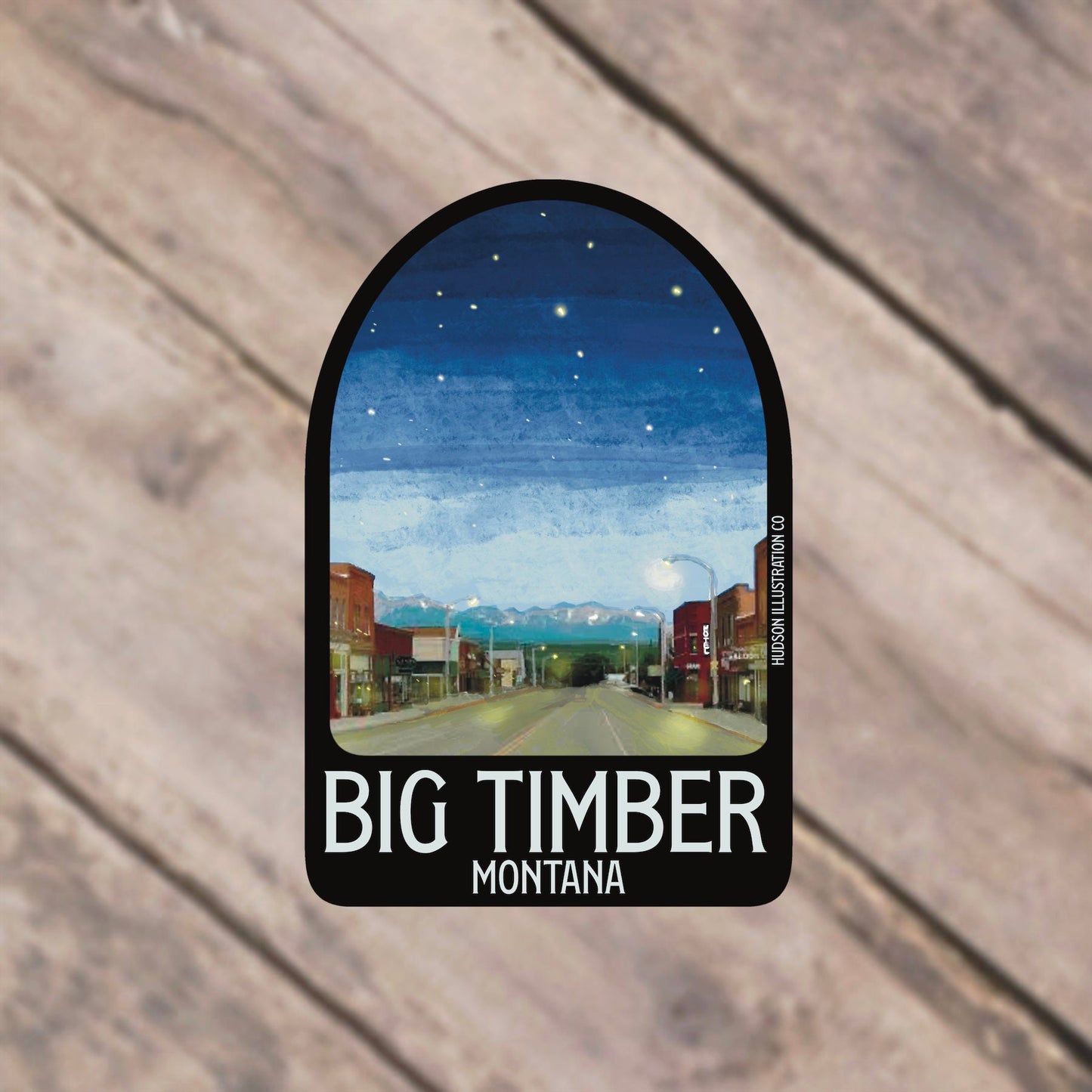 Big Timber Montana Sticker/Magnet/Print/Postcard