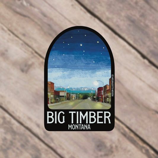 Big Timber Montana Sticker/Magnet/Print/Postcard