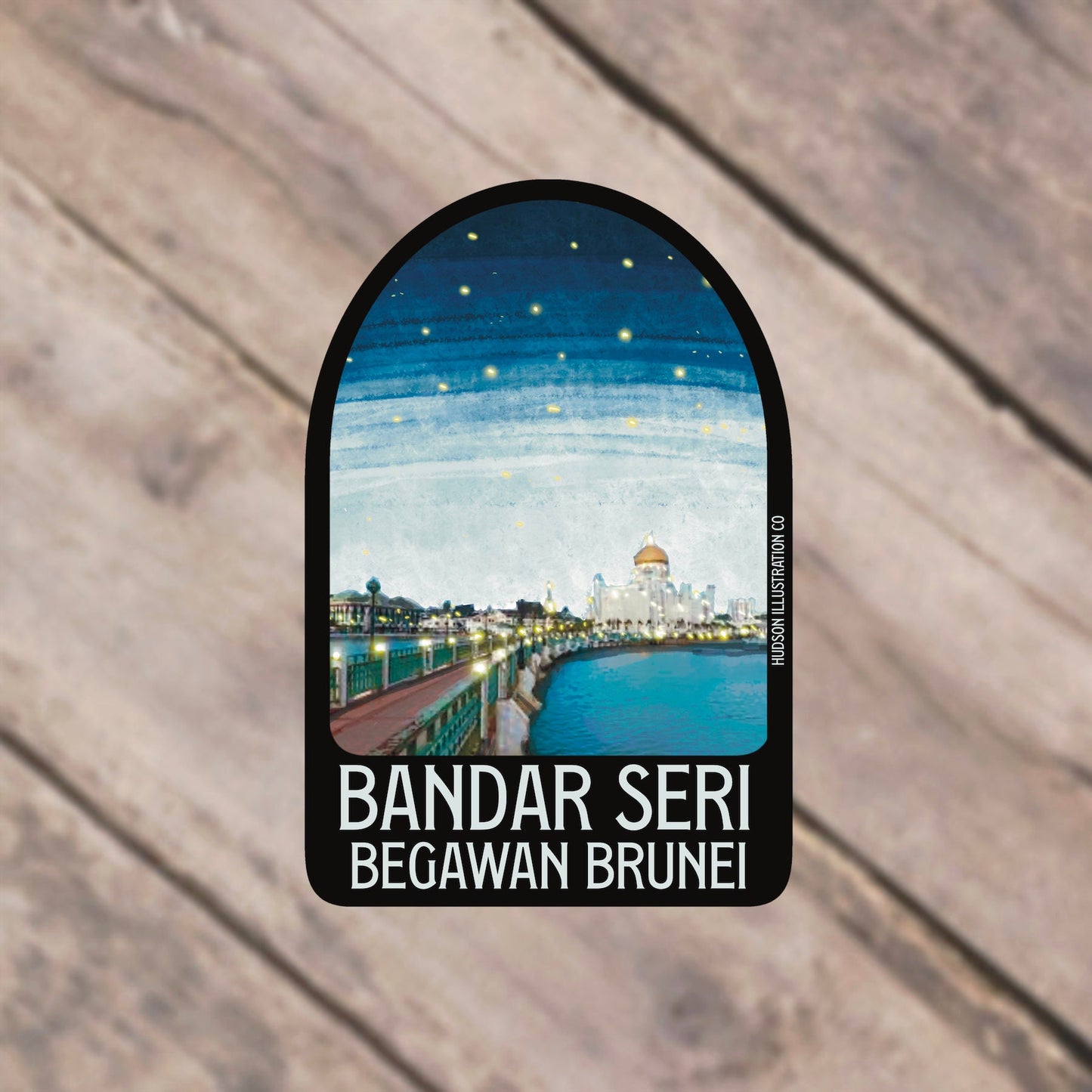 Bandar Seri Begawan Brunei Sticker/Magnet/Print/Postcard