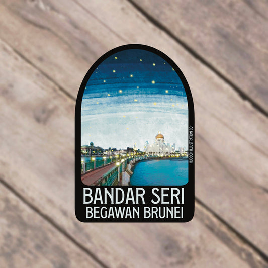 Bandar Seri Begawan Brunei Sticker/Magnet/Print/Postcard