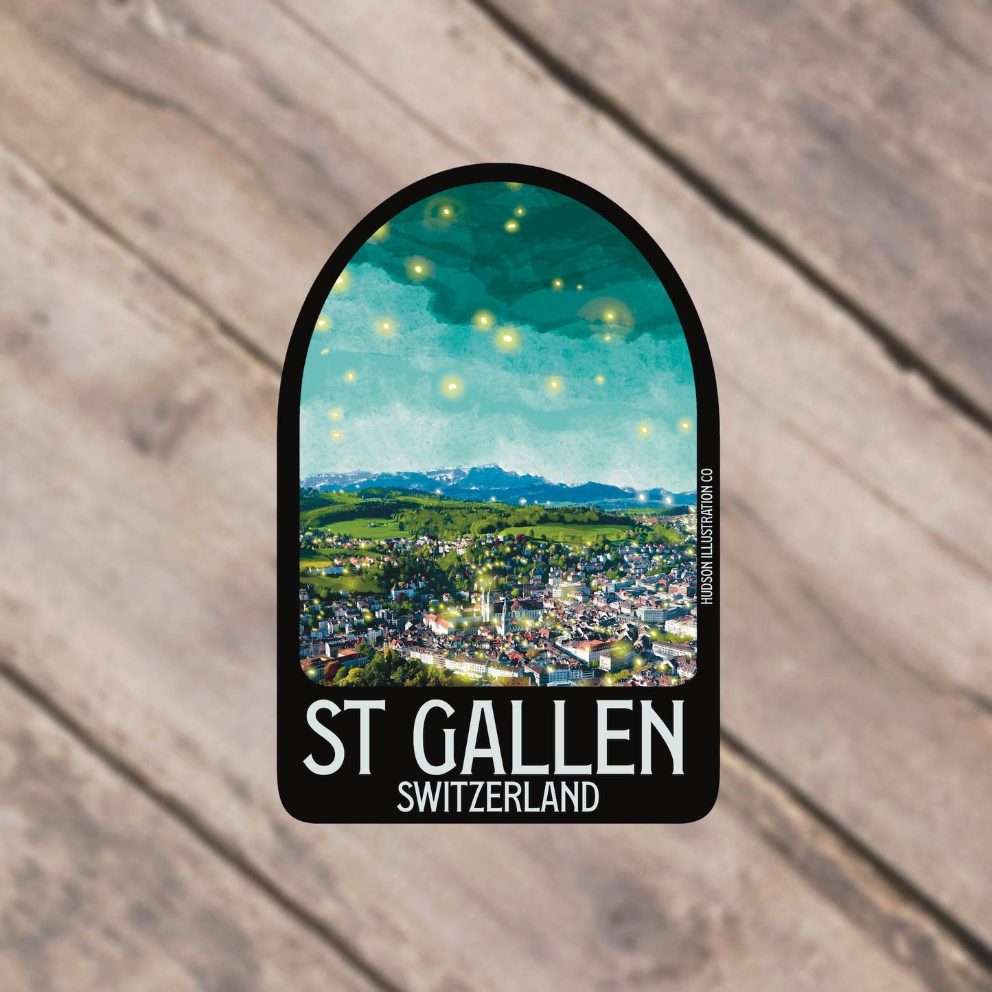 St Gallen Switzerland Sticker/Magnet/Print/Postcard