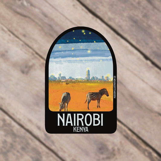 Nairobi Kenya Sticker/Magnet/Print/Postcard
