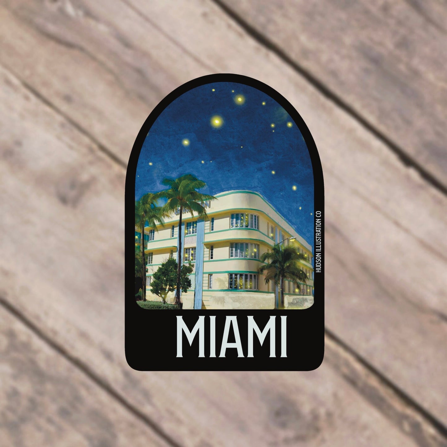 Miami Florida Sticker/Magnet/Print/Postcard