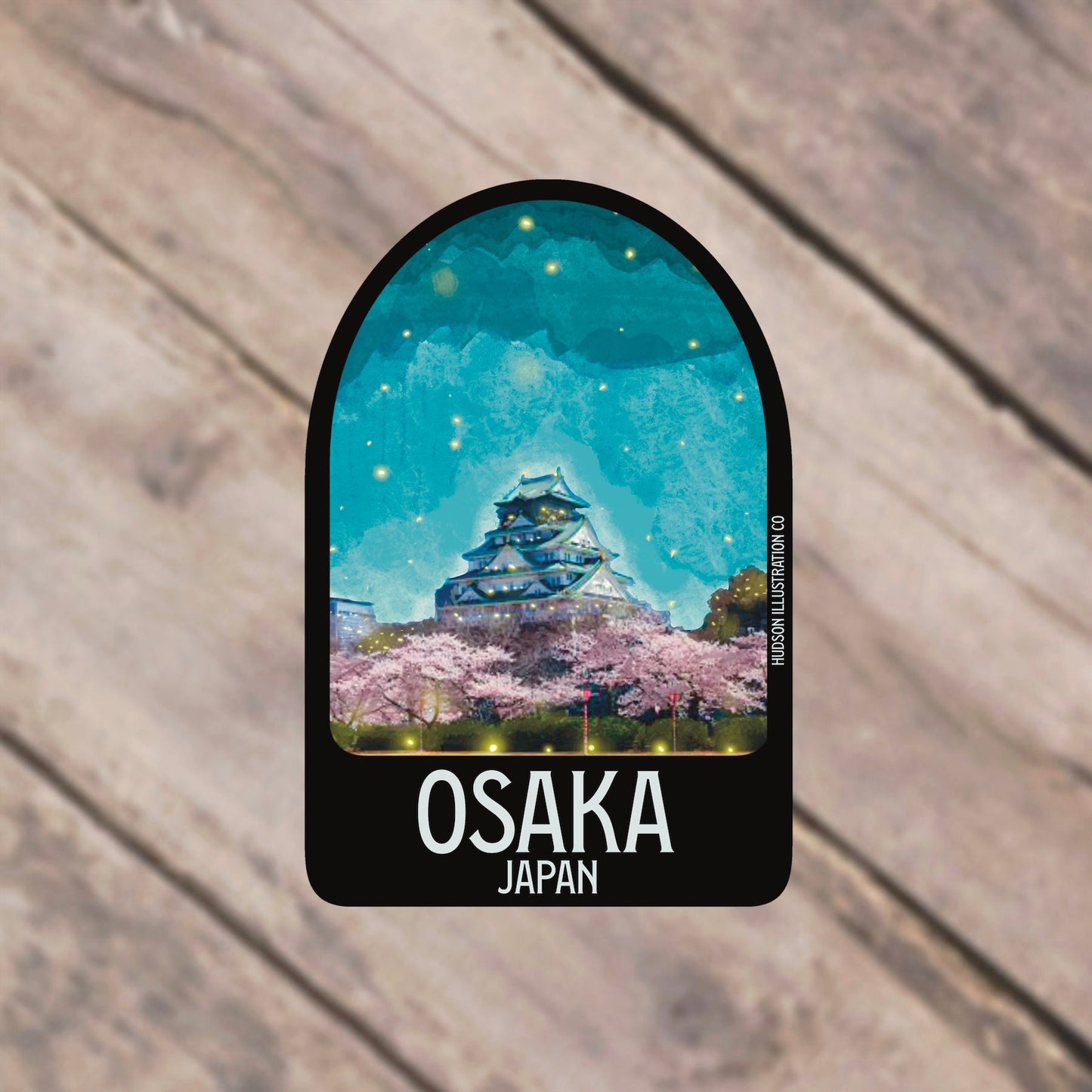 Osaka Japan Sticker/Magnet/Print/Postcard