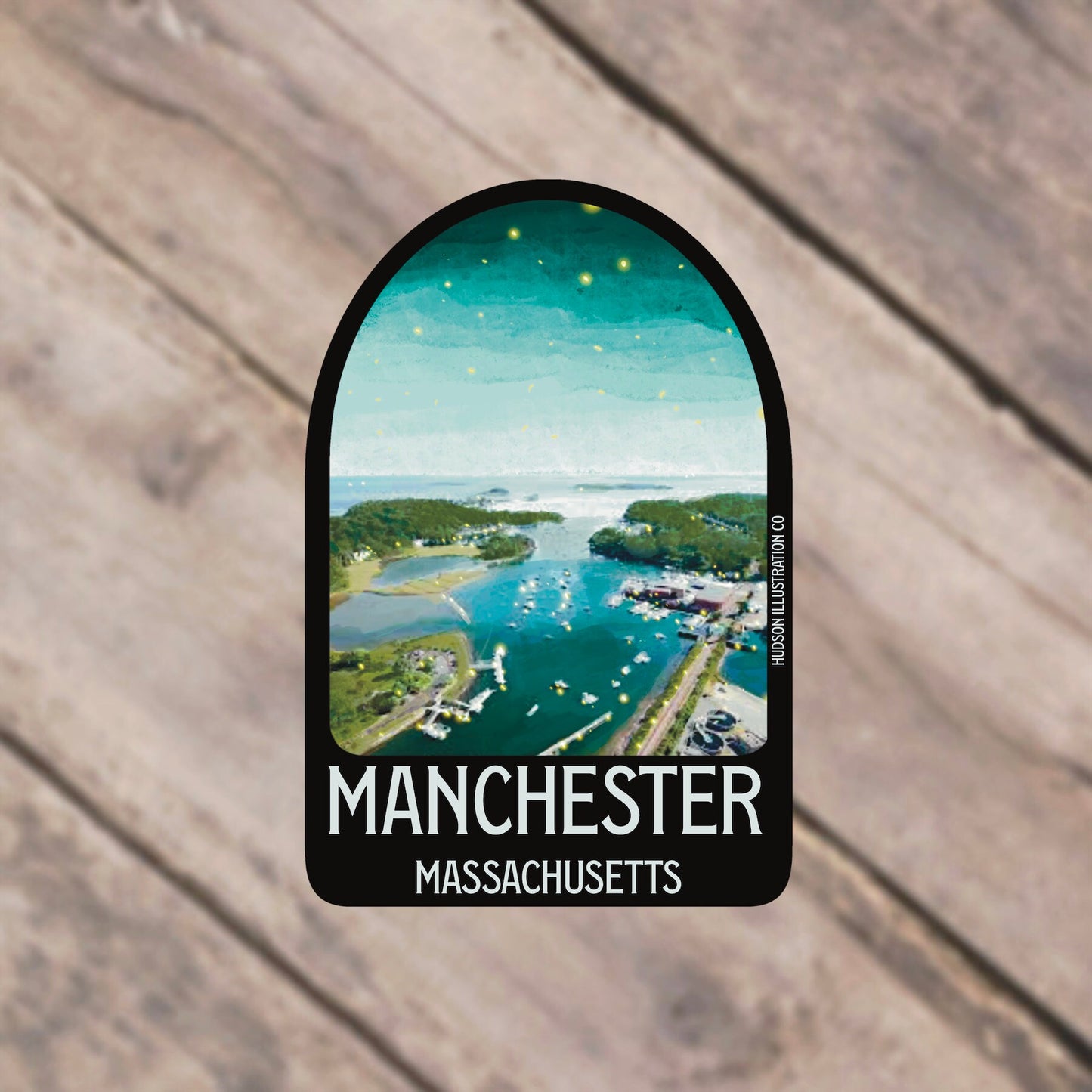Manchester Massachusetts Sticker/Magnet/Print/Postcard