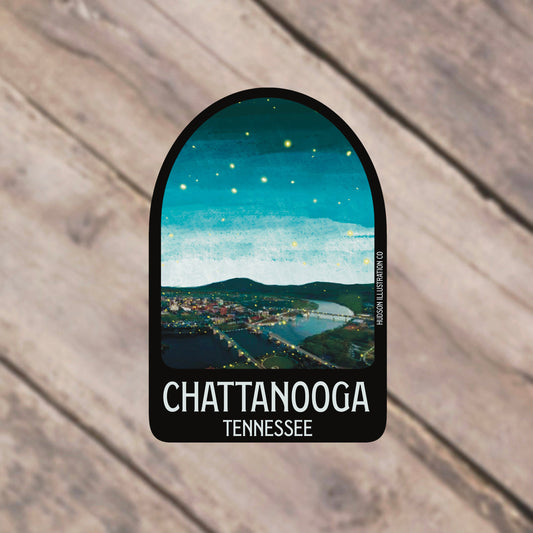 Chattanooga Tennessee Sticker/Magnet/Print/Postcard