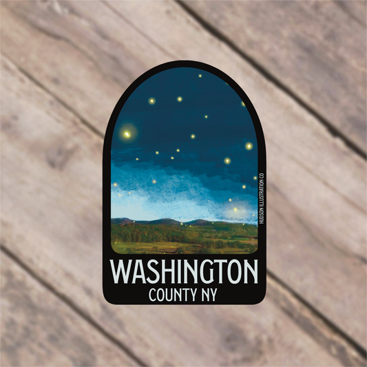 a sticker that says washington county on it