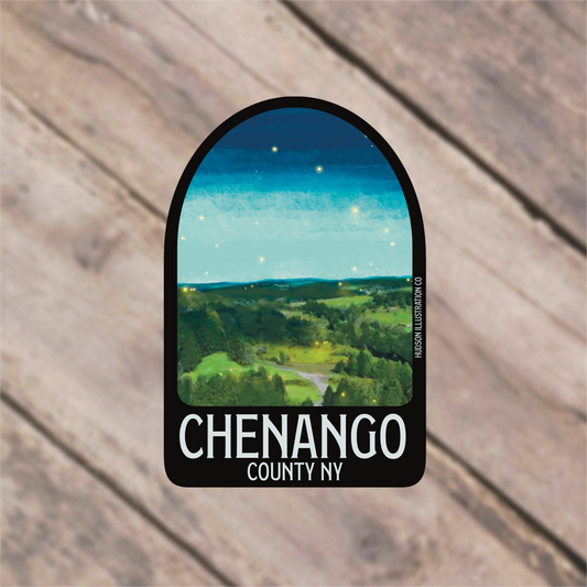 a sticker that says cheenano county on it