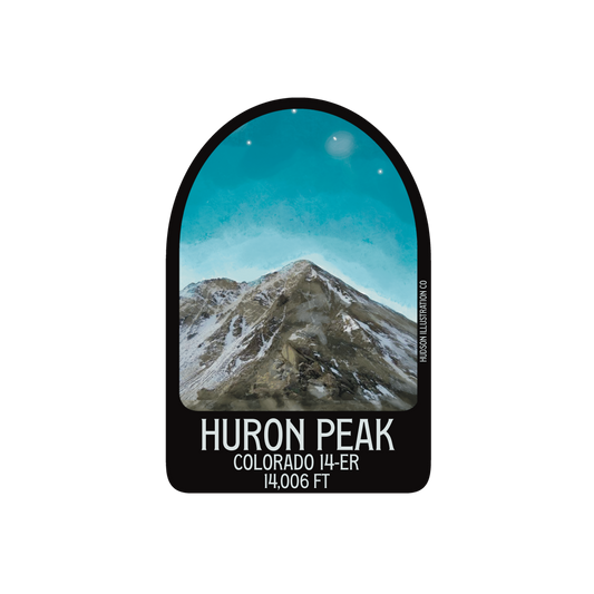 Huron Peak Colorado 14er - Sticker/Magnet/Print/Postcard